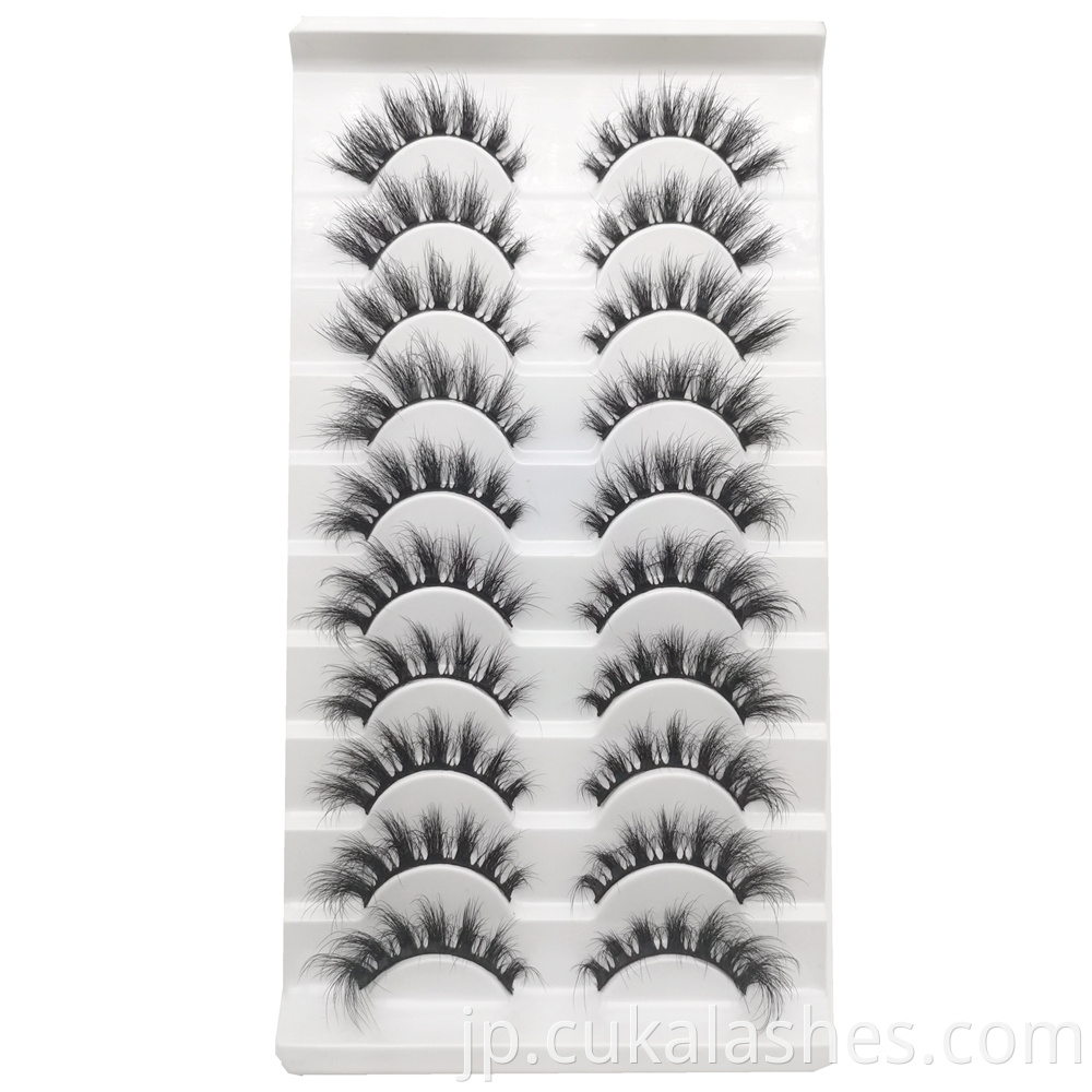 10 Pairs Eyelashes